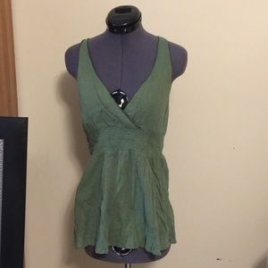 Anthropologie Odille Criss-Cross Cotton Tank